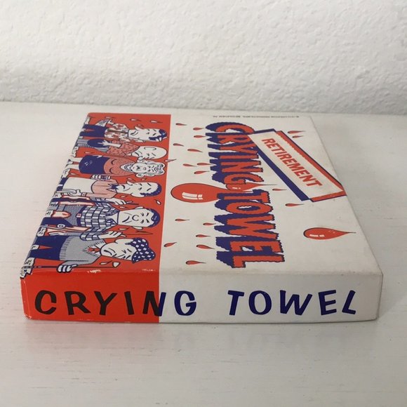 VINTAGE Boxed Retirement Crying Towel - Picture 7 of 16